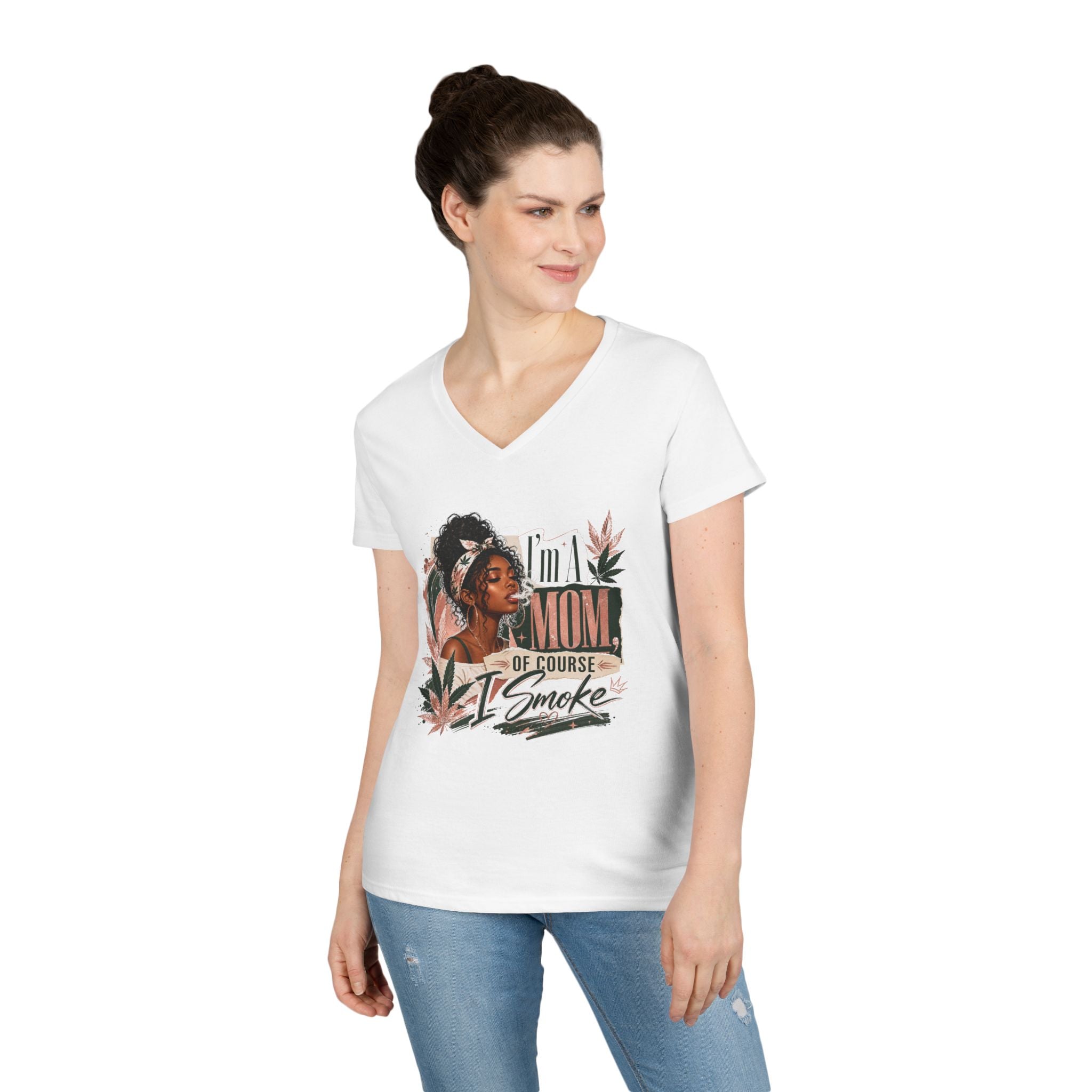Stolze Mama, die raucht – Grafik-T-Shirt