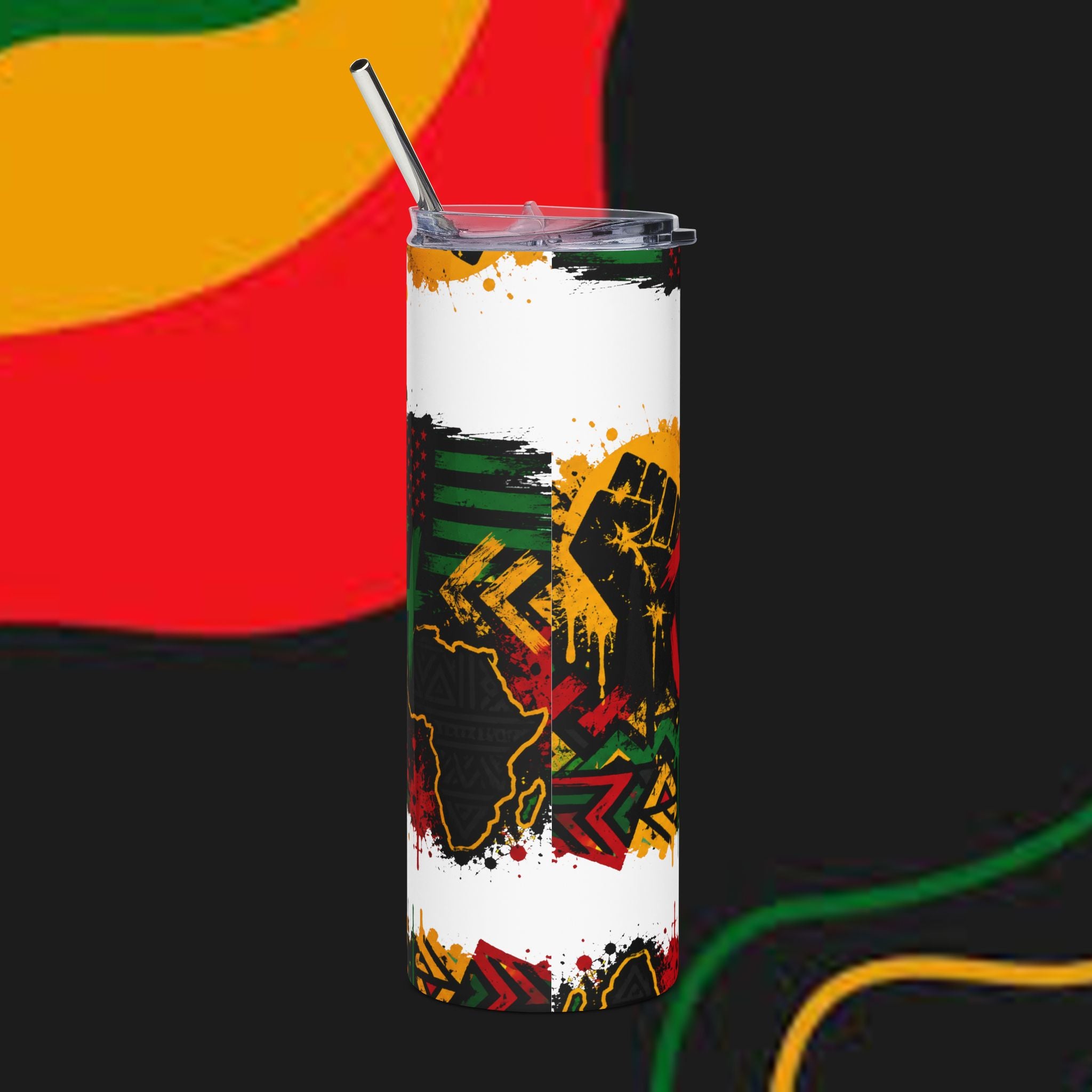 Juneteenth Stainless Steel Tumbler — 20oz Cup