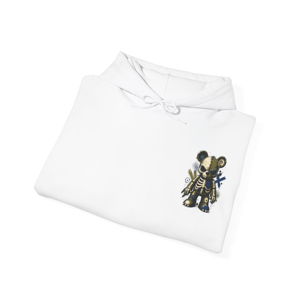 Skeleton Bear Graphic Hoodie