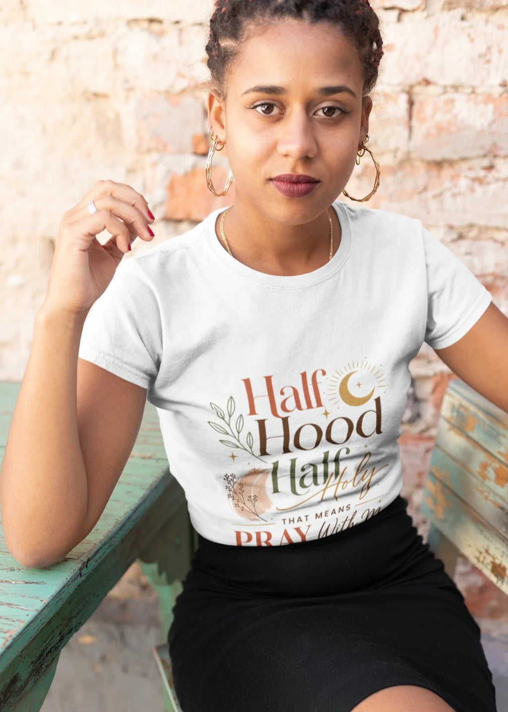 Half Hood Half Holy – Graphic Tee