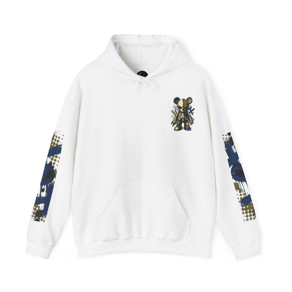 Skeleton Bear Graphic Hoodie