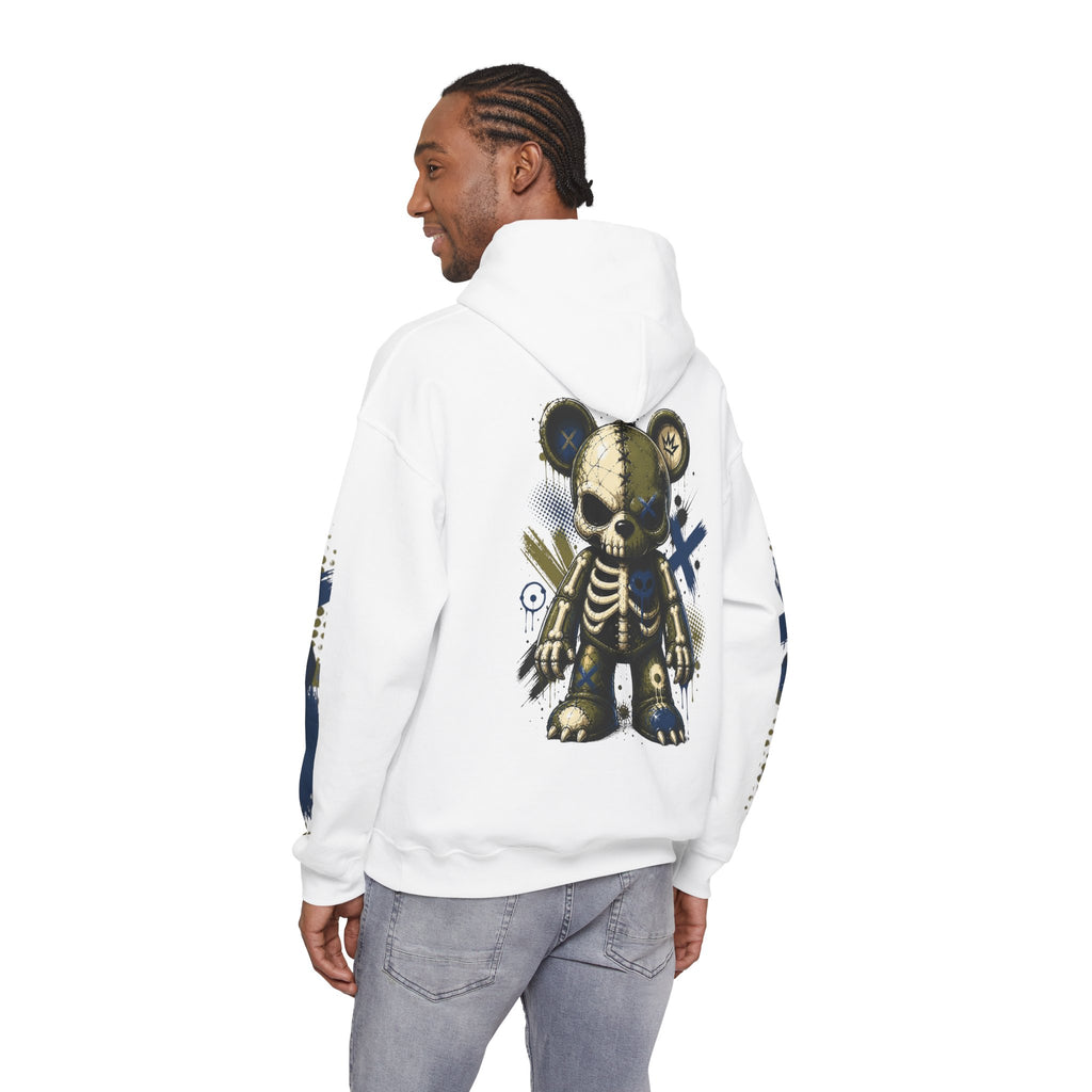 Skeleton Bear Graphic Hoodie