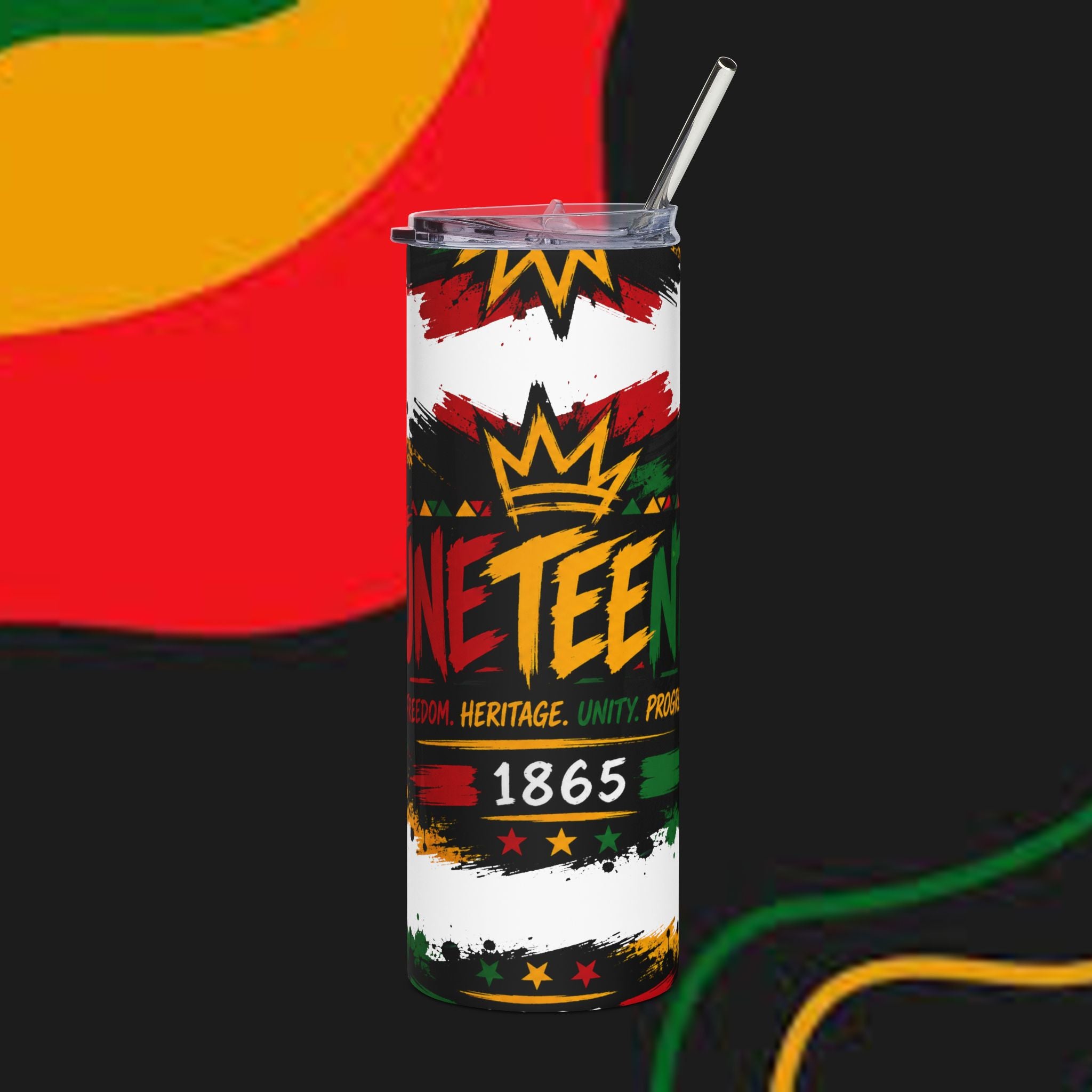 Juneteenth Stainless Steel Tumbler — 20oz Cup