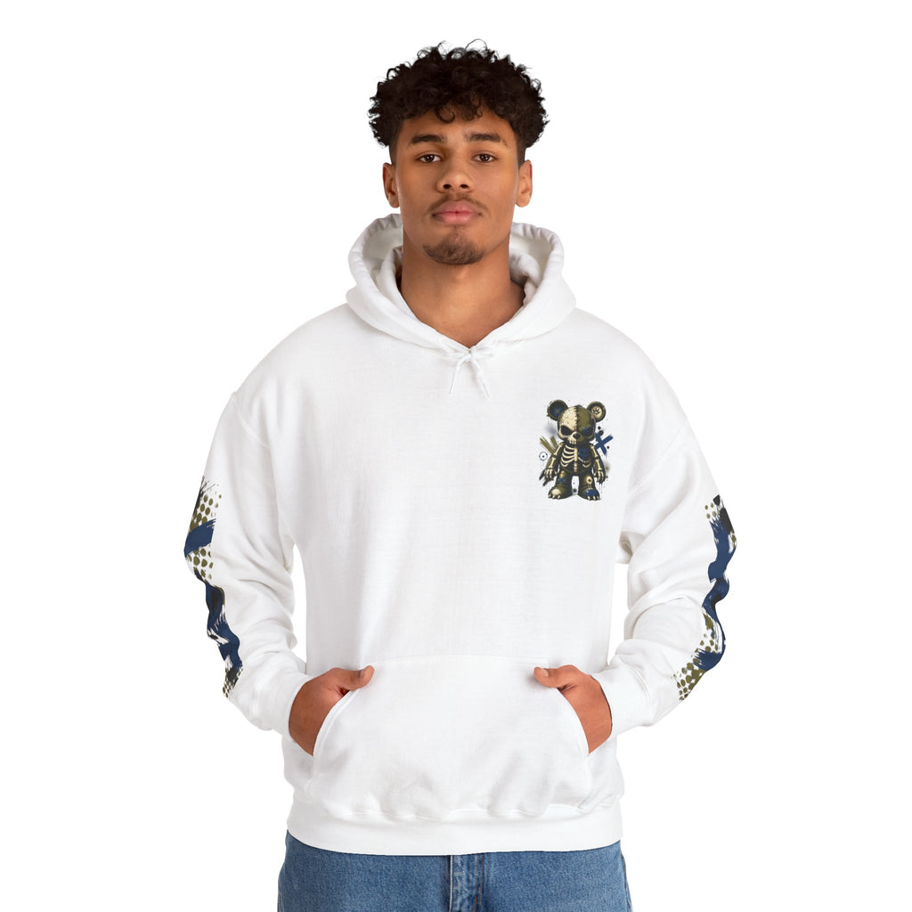 Skeleton Bear Graphic Hoodie