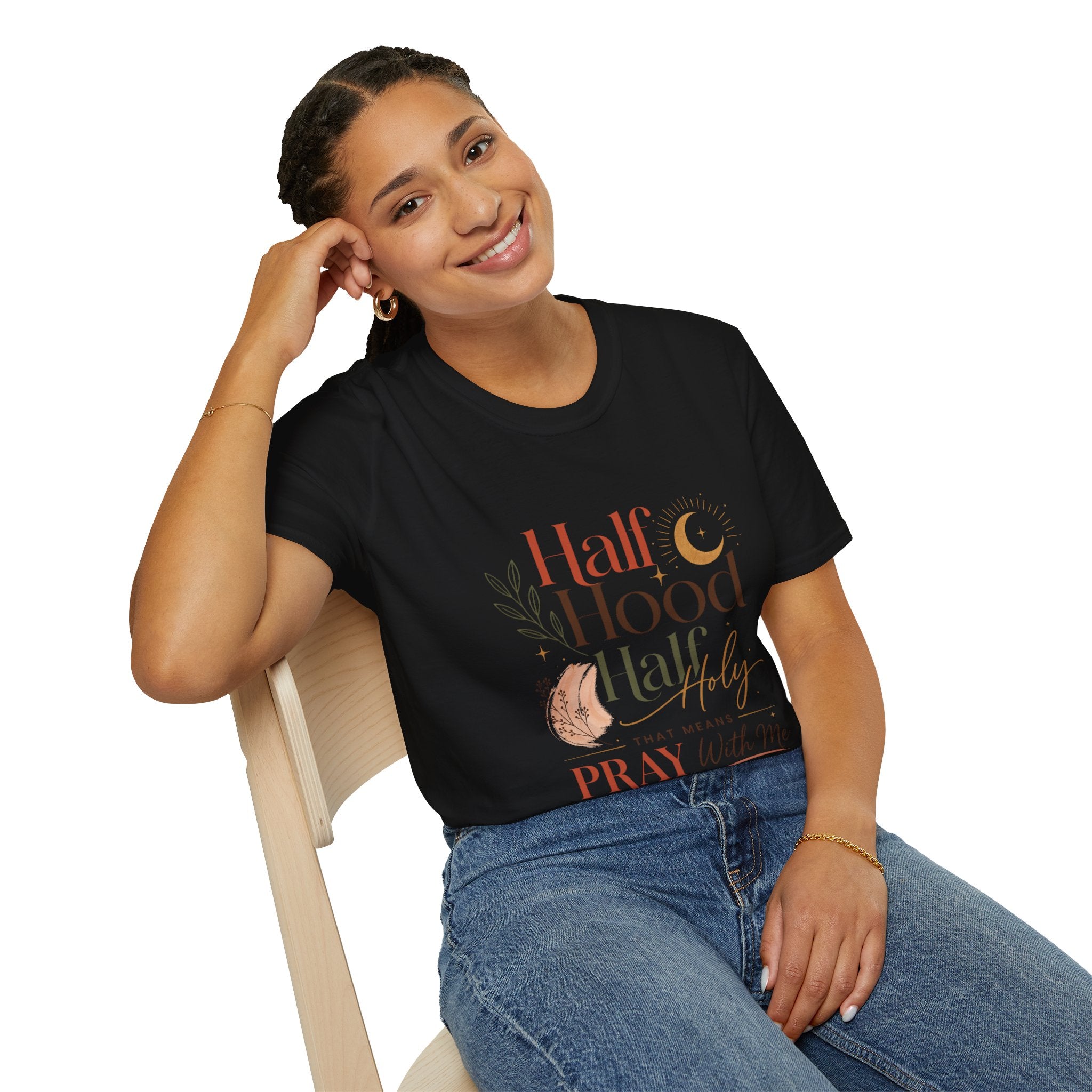 Half Hood Half Holy – Graphic Tee