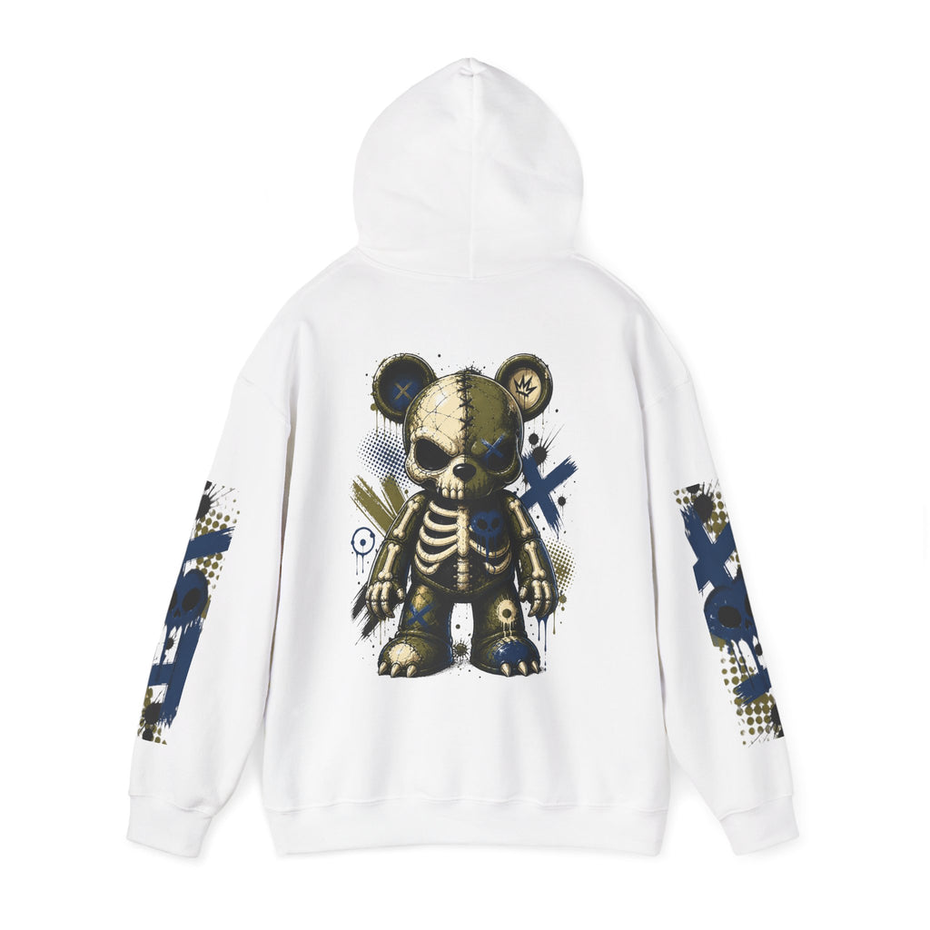 Skeleton Bear Graphic Hoodie