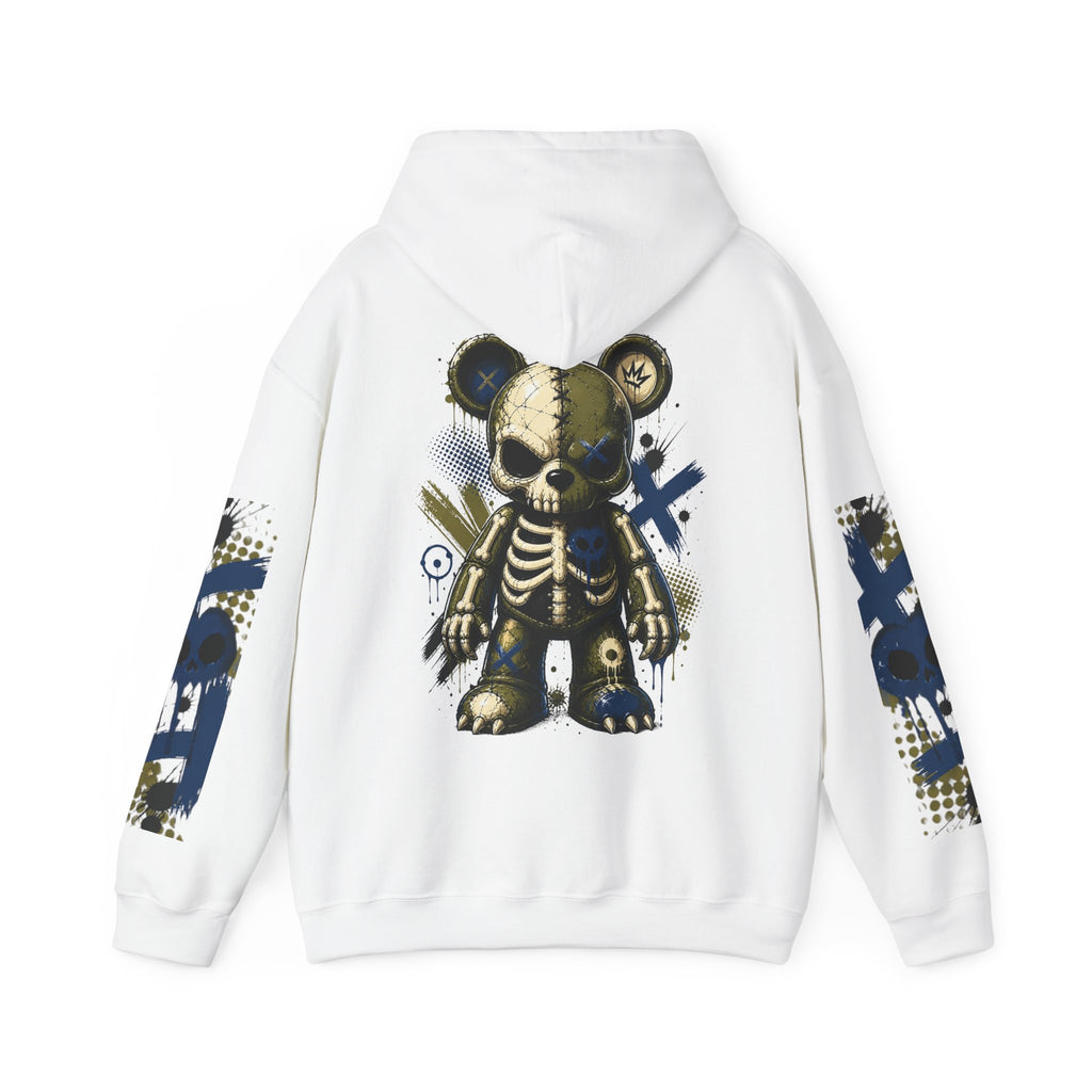 Skeleton Bear Graphic Hoodie